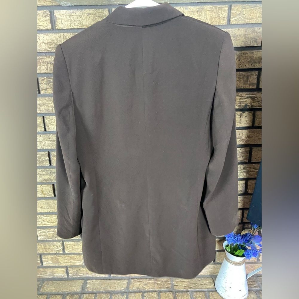 Amanda Smith Brown Single Button Closure Sports C… - image 4